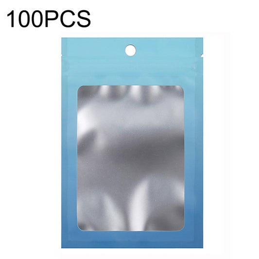 100PCS Aluminum Foil Ziplock Bag Jewelry Data Cable Sealed Packaging Bag, Size:, 7.5x10cm (Pink Gradually Purple), 7.5x10cm (Blue Gradually Pink), 7.5x10cm (Blue Gradient), 7.5x10cm (Yellow Gradient), 8.5x13cm (Pink Gradually Purple)                   ...