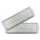 Vacuum cleaner HEPA-style filter pair, pleated elements in clear housings