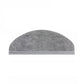 Vacuum cleaner microfiber cleaning pad, gray half-moon cloth