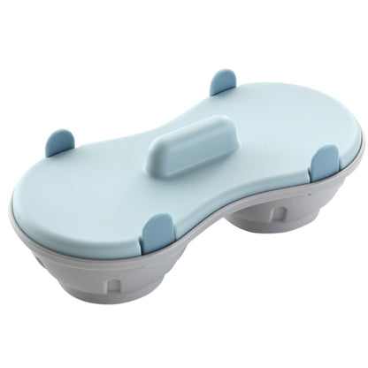 Two-compartment Steamed Egg Box Microwave Steamed Egg Plate  Egg Mold, Egg Plate (Blue), Egg Plate (Orange)