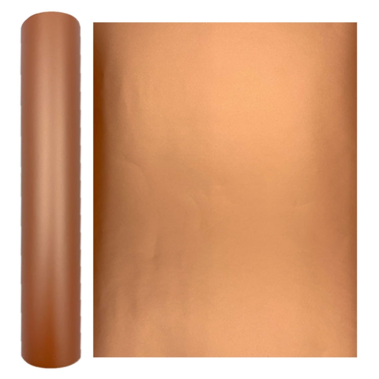 Rose gold/copper matte metallic self-adhesive vinyl roll and sheet for lettering