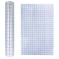 Clear lattice positioning transfer film sheet with red grid lines on transparent PVC
