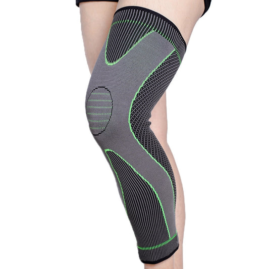Nylon Knitted Riding Sports Extended Knee Pads, S, M, L, XL, XXL