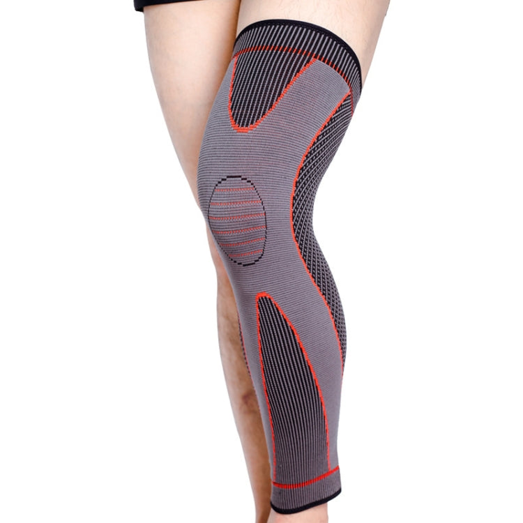 Nylon Knitted Riding Sports Extended Knee Pads, S, M, L, XL, XXL