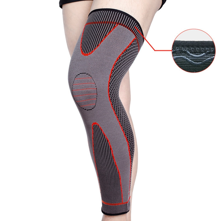 Nylon Knitted Riding Sports Extended Knee Pads, S, M, L, XL, XXL