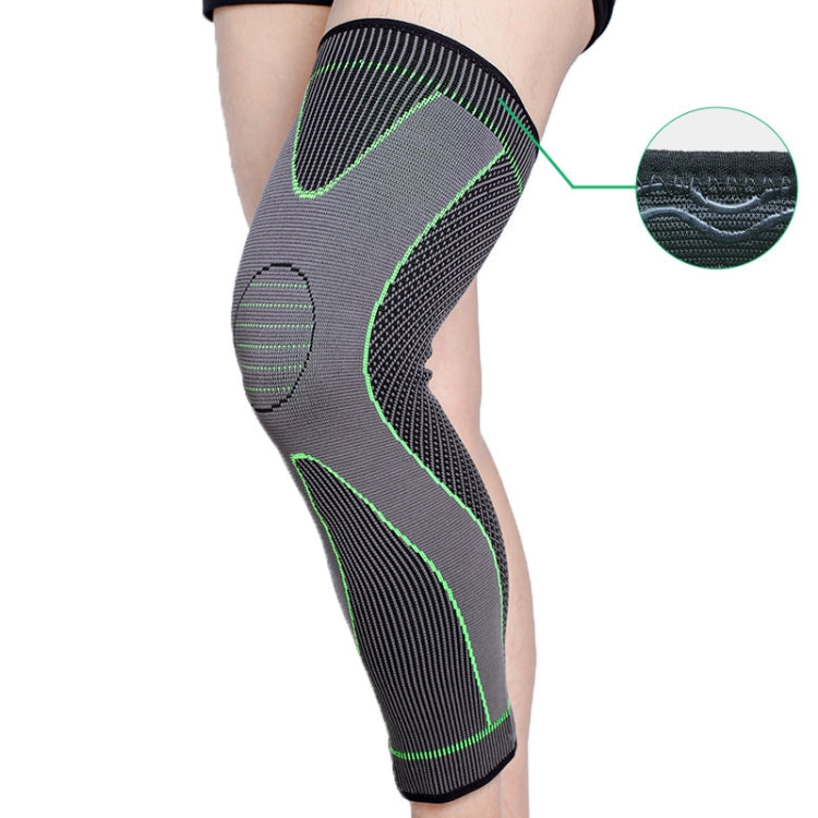 Nylon Knitted Riding Sports Extended Knee Pads, S, M, L, XL, XXL