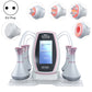 At-home slimming machine with pink-trim screen, EU plug, dual handle heads