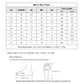 Men's shoe size chart with US, EU/CN, UK, BR, AU, and feet-length measurements.