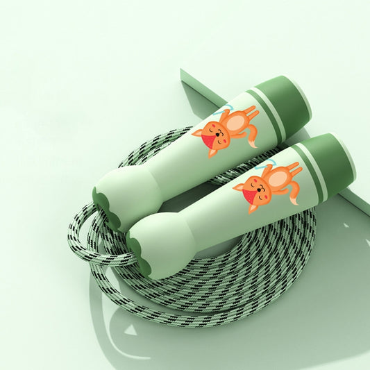 Wooden Handle Adjustable Jump Rope For Children Green(Cotton Rope), Green (Cotton Rope), Red Girl (Cotton Rope), Blue Bear (Cotton Rope), Orange Lion (Cotton Rope), Green (Bamboo Rope), Red Girl (Bamboo Rope), Blue Bear (Bamboo Rope)                   ...
