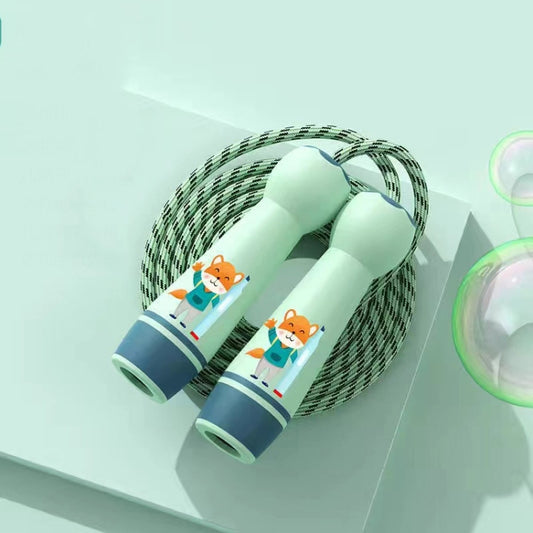Wooden Handle Adjustable Jump Rope For Children Green(Cotton Rope), Green (Cotton Rope), Red Girl (Cotton Rope), Blue Bear (Cotton Rope), Orange Lion (Cotton Rope), Green (Bamboo Rope), Red Girl (Bamboo Rope), Blue Bear (Bamboo Rope)                   ...