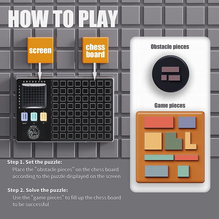 500+ Levels Blocks Puzzle Games Electronic Brain Games, 500+
