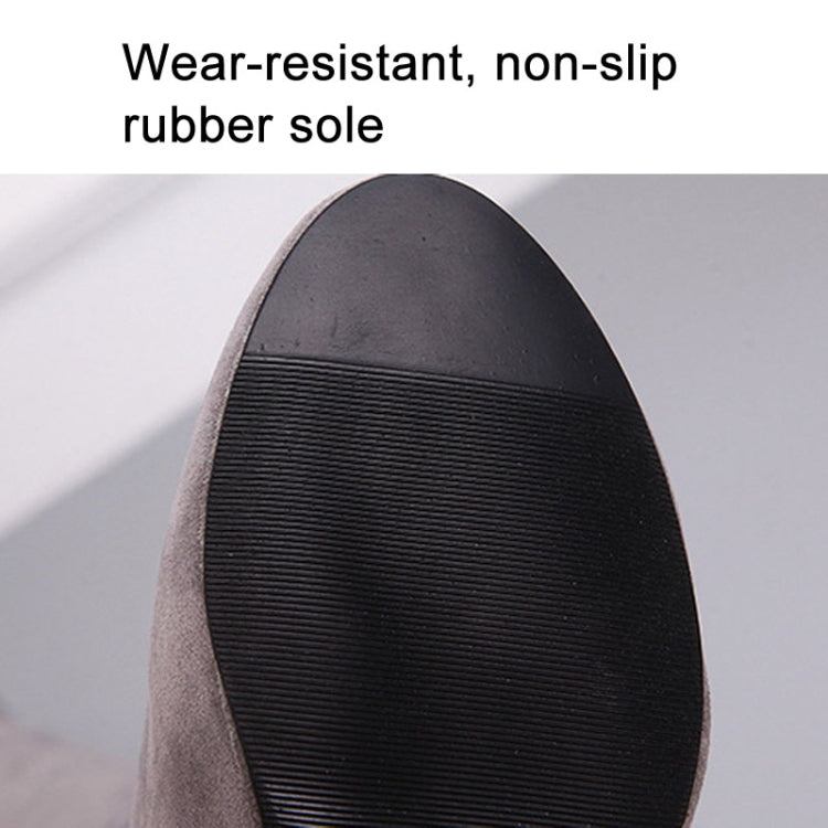Rubber outsole close-up with textured anti-slip tread