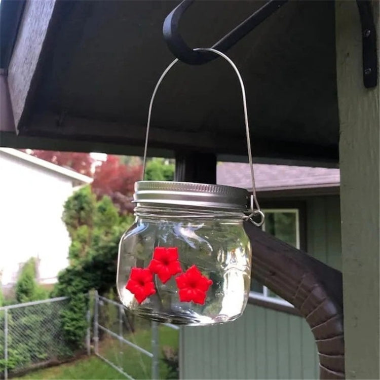 Hanging Bird Feeder Outdoor Hummingbird Feeder, Jar, Bulb