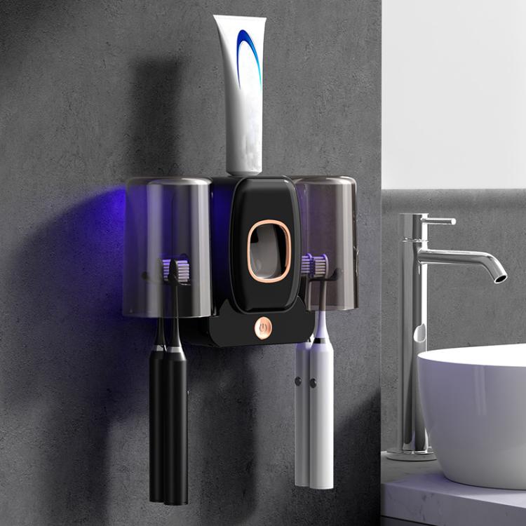 Smart Toothbrush Sanitizer UV Sterilizing Wall-Mounted Storage Rack