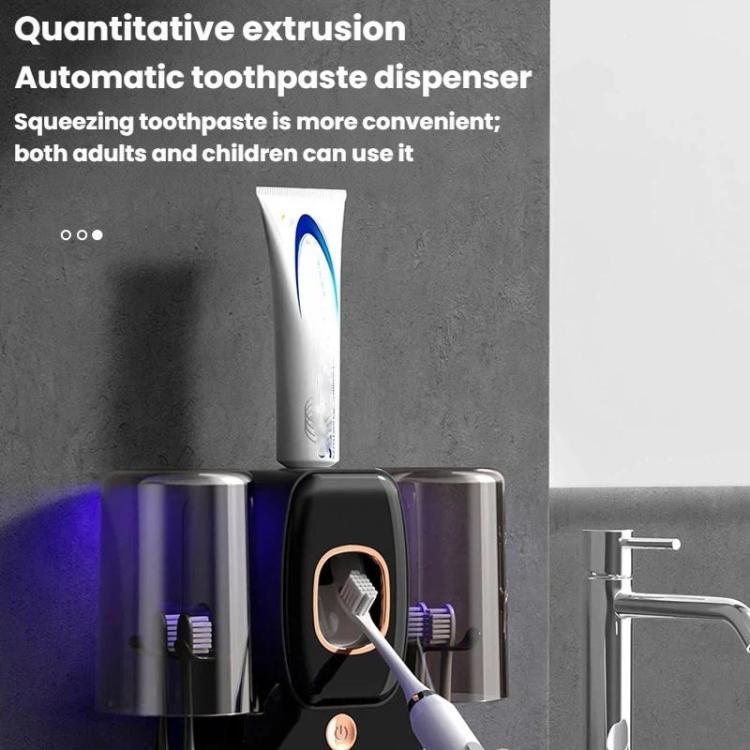 Smart Toothbrush Sanitizer UV Sterilizing Wall-Mounted Storage Rack