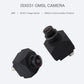 Two black automotive camera modules with front lenses and metal coax pins