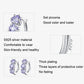 Purple zirconia three-stone hoop earrings with prong-set stones, 925 silver