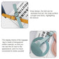 5 PCS Soft-Surface Leather Stitched Round Boarding Pass Luggage Tag