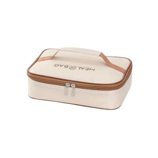 Square Lunch Bag Insulated Food Container Carrier for Meal Prep, Bento Boxes, and Office Lunch Portables, Small, Medium, Large