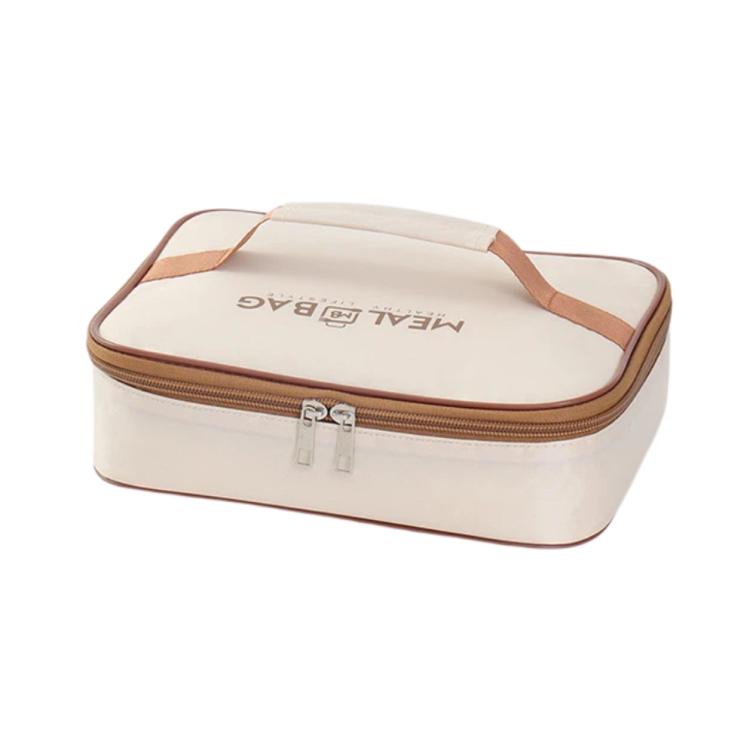 Square Lunch Bag Insulated Food Container Carrier for Meal Prep, Bento Boxes, and Office Lunch Portables, Small, Medium, Large