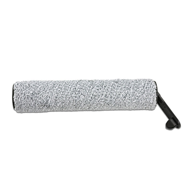 Roll brush replacement with gray textured roller and black end cap