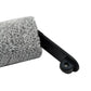 Roll brush with gray roller sleeve and black side support arm