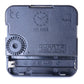 Quartz clock movement module with gear drive and dark enclosed body