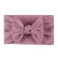 Soft Jacquard Nylon Children Headwear Baby Bow Headband