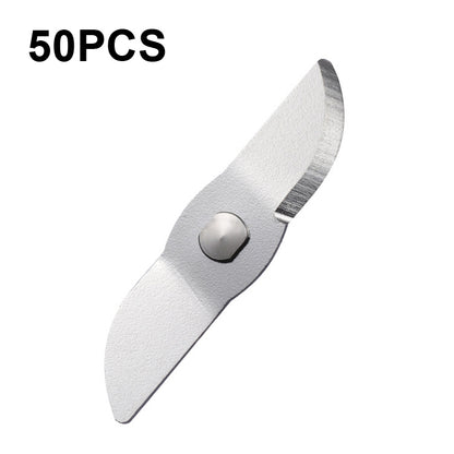 Stainless steel semi-circle straight stirring knife blade, smooth curved cutting edge