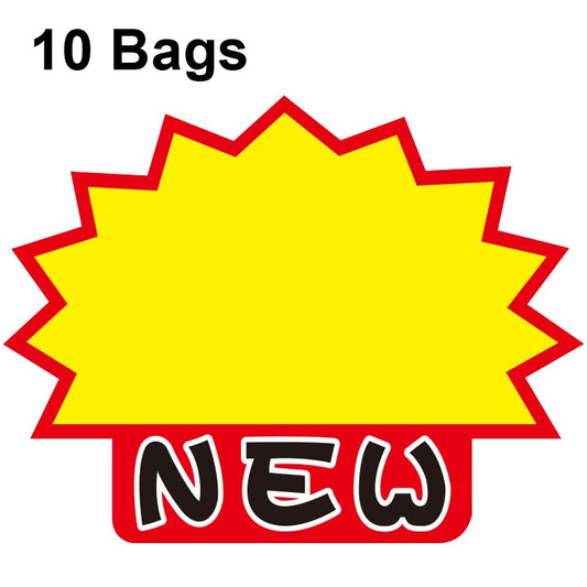 10 bags 18x14cm Explosion Sticker Product Price Tag Supermarket Price Label, WM-101, WM-102, WM-103, WM-105, WM-106, WM-107, WM-108, WM-109, WM-10, WM-111, WM-12, WM-113, XD-028, XD-022, XD-009, XD-047, XD-051, XD-069