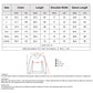 Men's casual jacket size chart with chest, length, shoulder width, and sleeve length