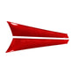 Red carbon-fiber style rear fender sticker set (2 pcs) for BMW 2-door