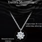 Sterling silver necklace with round faceted gemstone pendant on O-link chain