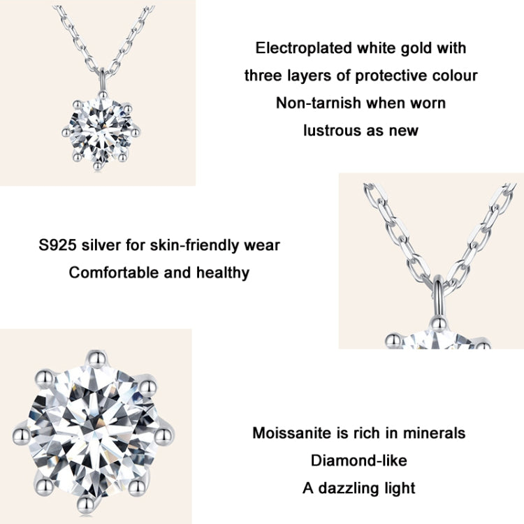 Sterling silver O-link necklace with round faceted gemstone pendant