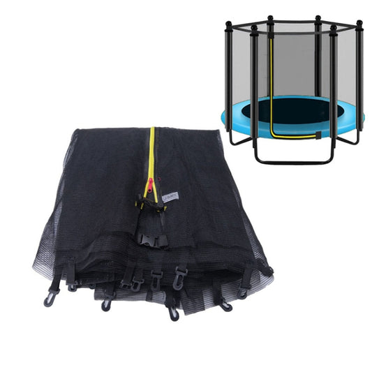 Outdoor Trampoline Protective Safety Net Sports Anti-fall Jump Pad,Size:, Diameter 1.2m -6 Poles, Diameter 1.4m -6 Poles, Diameter 1.5m -6 Poles, 6 Feet-6 Poles-Diameter 1.83m, 8 Feet-6 Poles-Diameter 2.44m, 10 Feet-8 Poles-Diameter 3.06m              ...