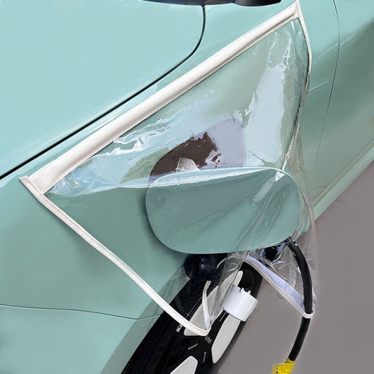 Electric Vehicle Charging Port Magnetic Transparent Rain Cover, Rain Cover Blue, Rain Cover Pink, Rain Cover White, Rain Cover Black, Rain Cover Transparent Green, Rain Cover Yellow