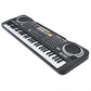 61-key electronic organ keyboard with large speaker grilles and dense control buttons
