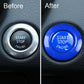 For 2004-2011 BMW E81/E87 2pcs /Set One-Key Start Button Cover Decoration