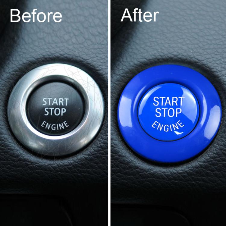 For 2004-2011 BMW E81/E87 2pcs /Set One-Key Start Button Cover Decoration