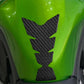Kawasaki Ninja 400 fuel tank decor sticker, black carbon-fiber texture