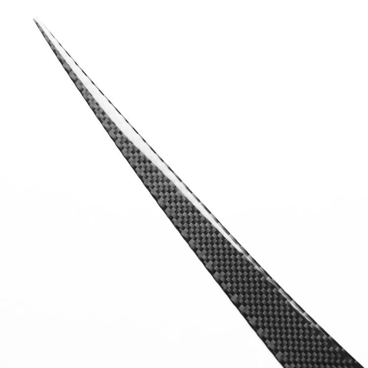 Carbon-fiber headlight eyebrow sticker strip, silver-gray textured curve