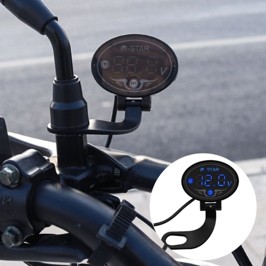 YL-M01 Motorcycle Battery Voltage Monitoring M-STAR Intelligent Voltage Meter, YL-M01 Blue, YL-M01 Gold, YL-M01 Orange, YL-M01 Purple