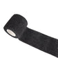 Black self-adhesive non-woven tape roll with textured camo fabric
