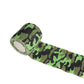 Green woodland camouflage self-adhesive non-woven tape roll