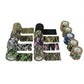 Multicolor camouflage self-adhesive non-woven tape rolls and strips set