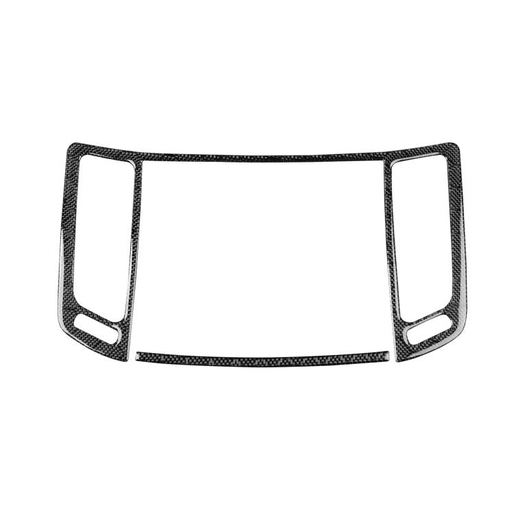 Universal air vent trim sticker set, carbon-fiber pattern (2-piece left/right)