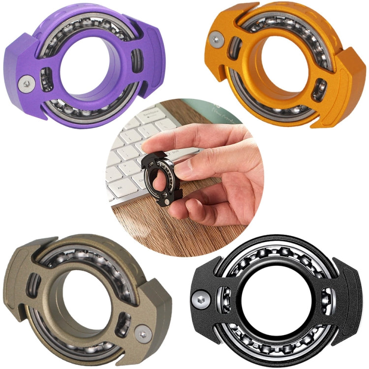 Fingertip gyroscope toy set with purple, orange, mud, and black reactor shells