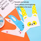 Cartoon rabbit ears gift packaging bags, blue and yellow animal face prints