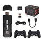Game stick bundle with controllers, HDMI and power cables, microSD card, and retail box