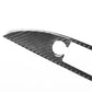 Carbon-fiber window switch trim sticker strip with round pull cutout